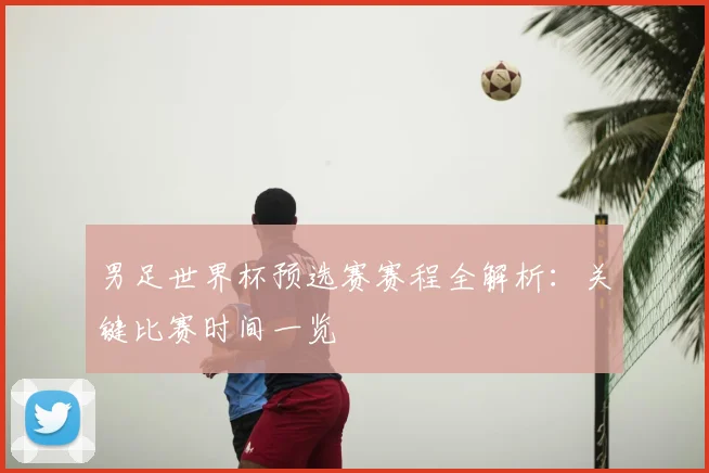 男足世界杯预选赛赛程全解析：关键比赛时间一览